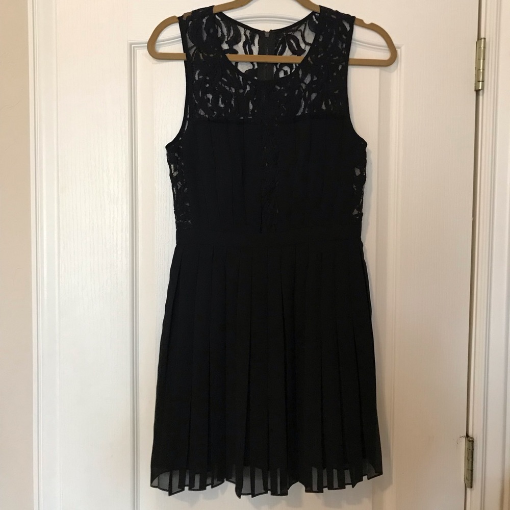 Beautiful lace, black BCBG dress